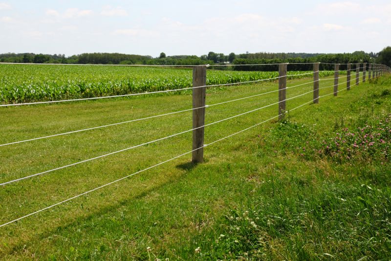 Agricultural Fence Setup