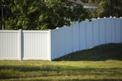 Custom Vinyl Fence Design